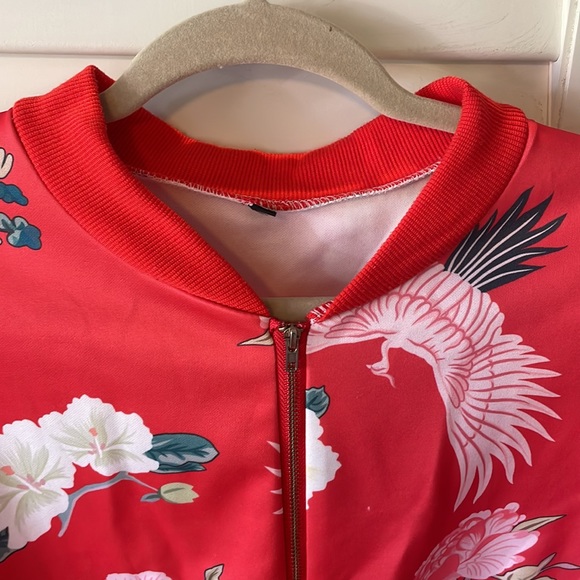 Floral Bomber Jacket - Picture 2 of 2